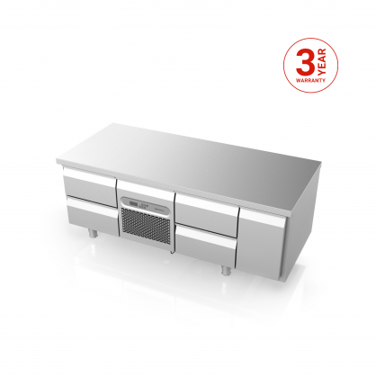 Unterbaukühltisch mit neutraler Schublade